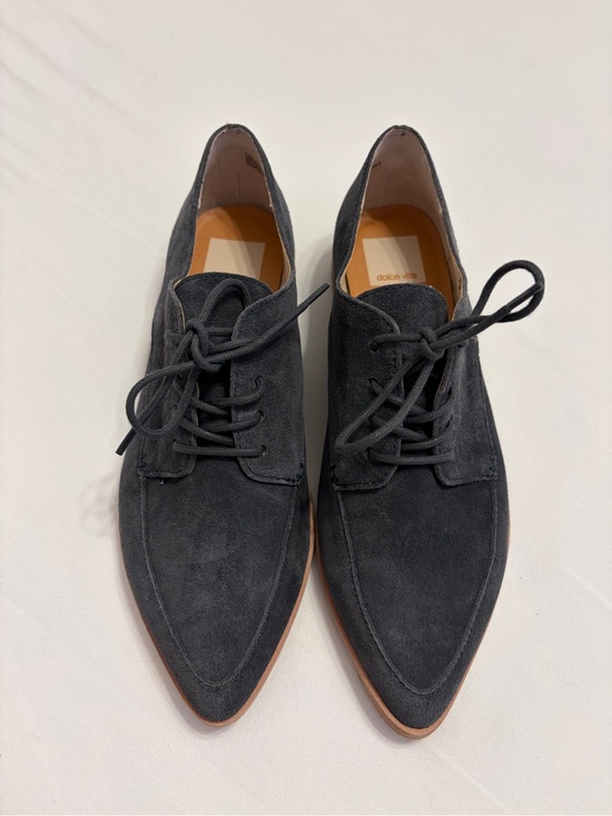 Dolce Vita Shoes - Dolce Vita women’s Grey Suede Pointed Lace-Up Oxfords